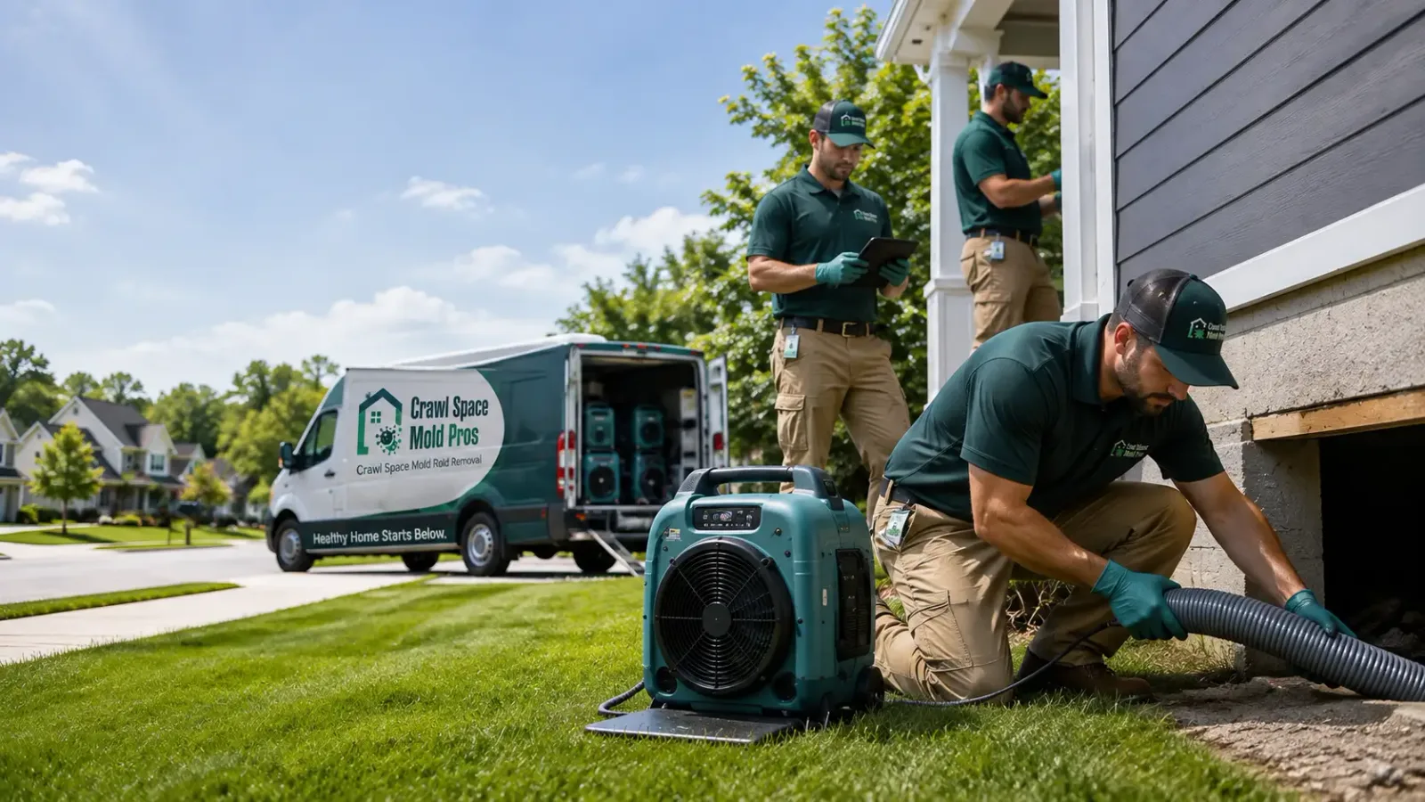 Crawl Space Mold Removal in Trenton, ND